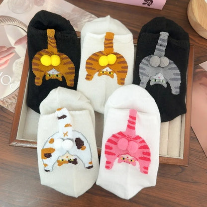 Cat Balls Funny Novelty Adult Socks