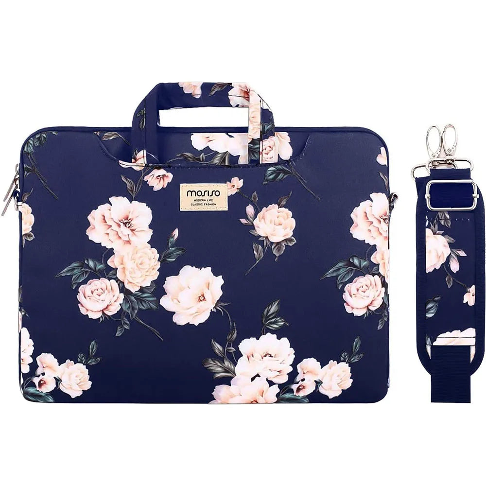 MOSISO Printed Laptop Shoulder Bag – 13–17.3 Inch