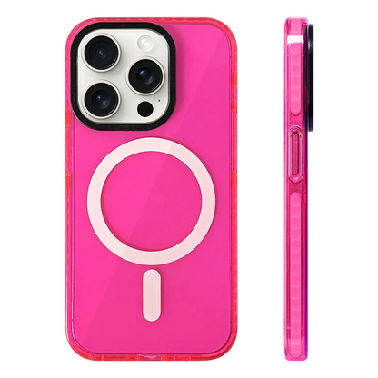 Transparent Neon Magsafe Case (for iPhone)