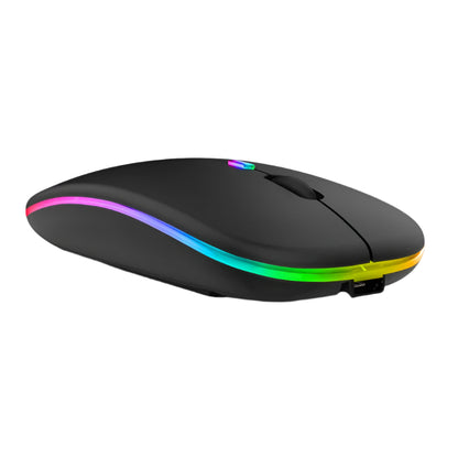 Wireless Mouse With Bluetooth RGB Light-up and USB Charging