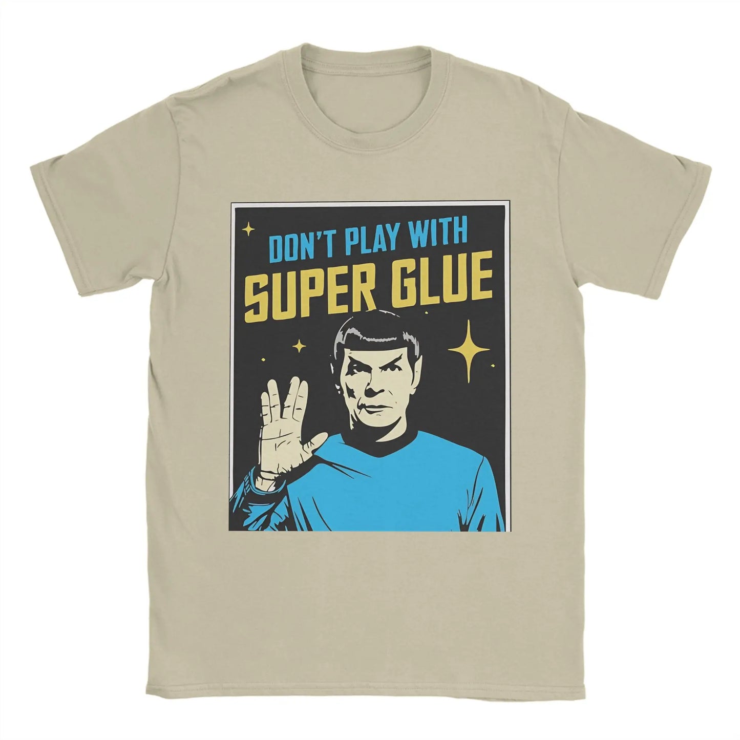 Don't Play With Super Glue Funny Men's Graphic Tee