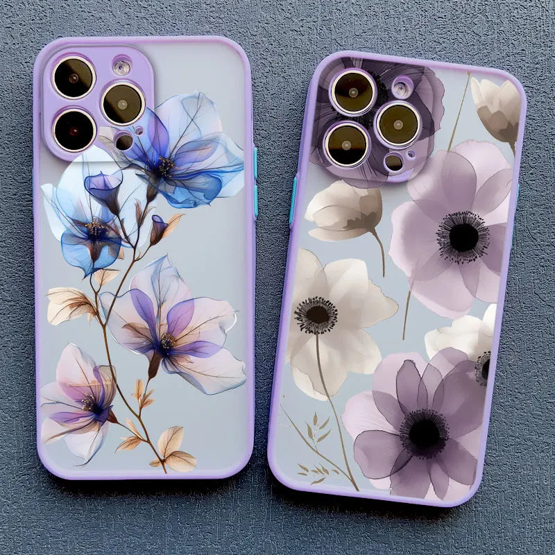 Floral Ink Wash Phone Case (for iPhone)
