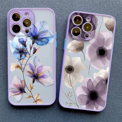 Floral Ink Wash Phone Case (for iPhone)