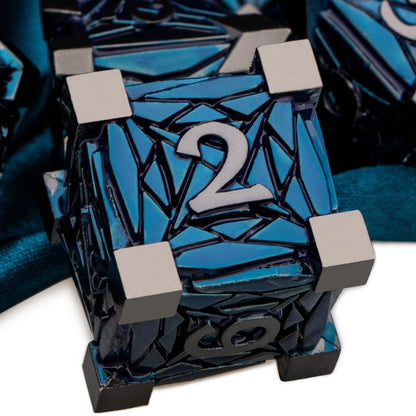 Fancy Metal DnD Dice Set