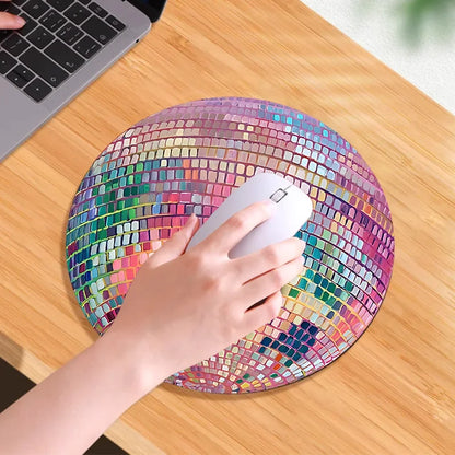 Disco Ball Rubber Mouse Pad