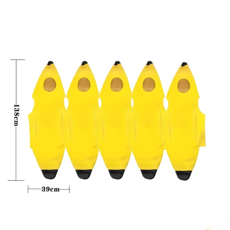 Kids & Adult Banana Funny Costume