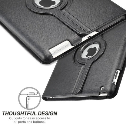 Faux Leather iPad Case with Stand and 360 degree Rotation | iPad Mini