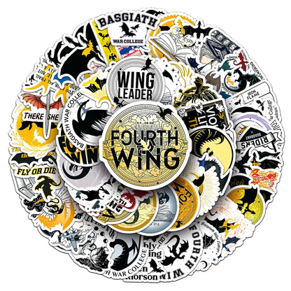 Cartoon Stickers 10/30/50pcs inspired by Fourth Wing