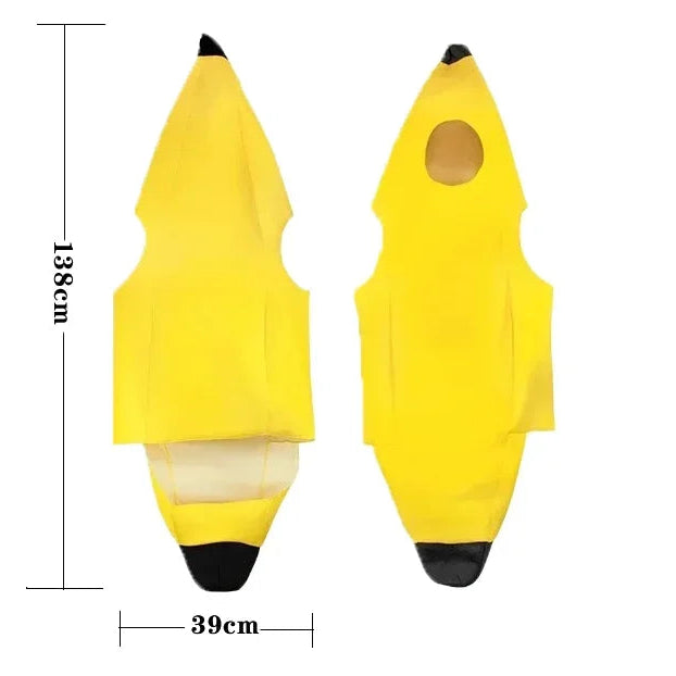 Kids & Adult Banana Funny Costume