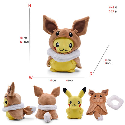 Plush Toy 20-30CM of Dress-Up Pikachu
