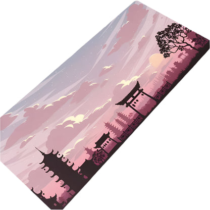 Computer Desk Mat of Japanese Sakura Cherry Blossom