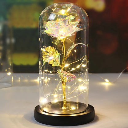 Enchanted Rose LED Dome Light