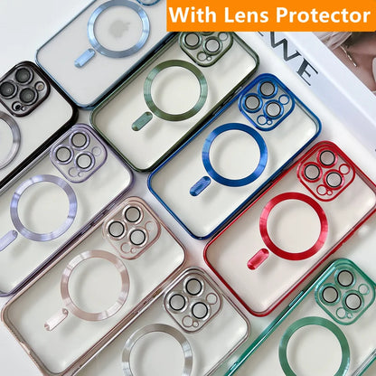 Metallic Plating Magsafe Phone Case ( for iPhone)
