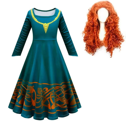 Kids Dress-up Costume of Merida from Brave