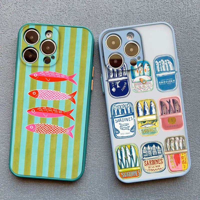 Sardines Funny Colourful Phone Case (for iPhone)