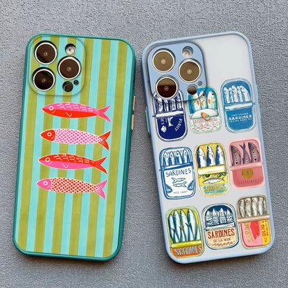 Sardines Funny Colourful Phone Case (for iPhone)