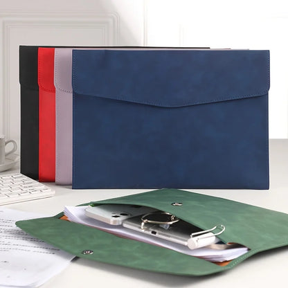 Faux Leather A4 Document Wallet