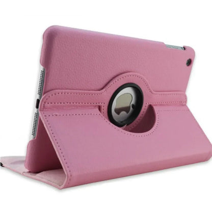 Faux Leather Case with Stand and 360 degree Rotation (for iPad)