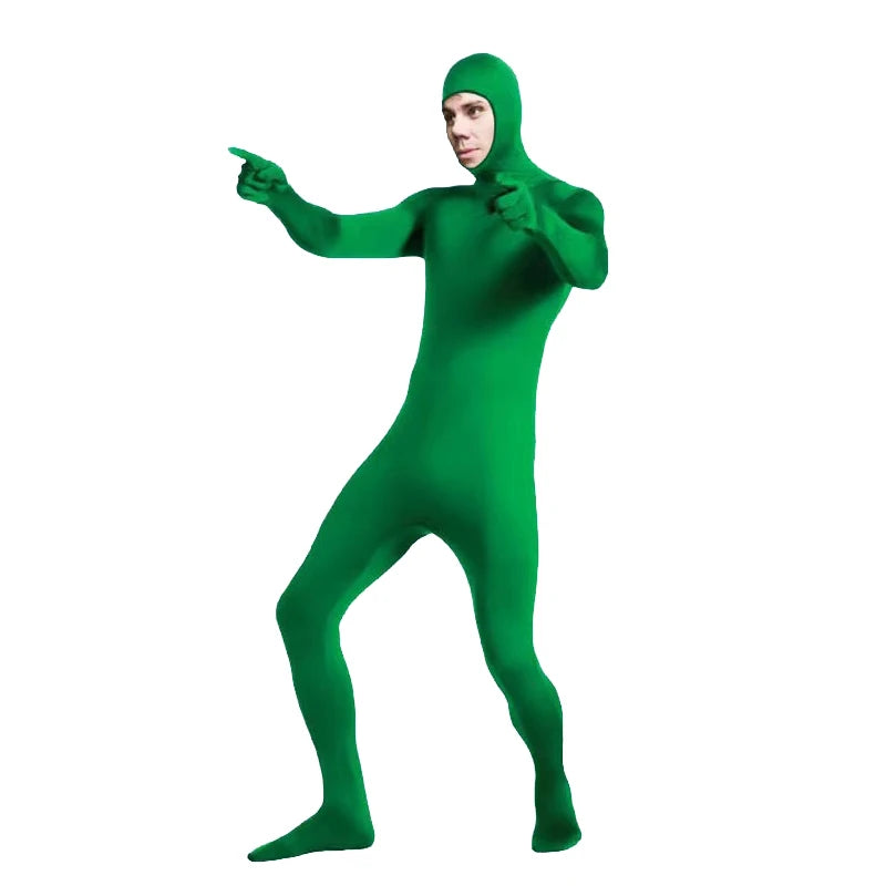 Colourful Adult Zentai Costume Bodysuit