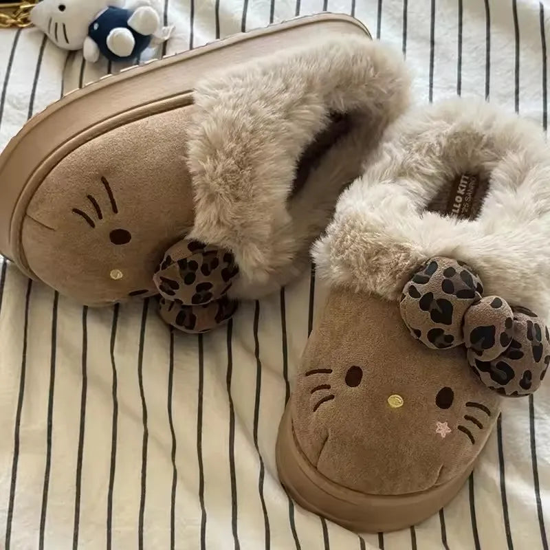 Winter Home Slippers of Hello Kitty