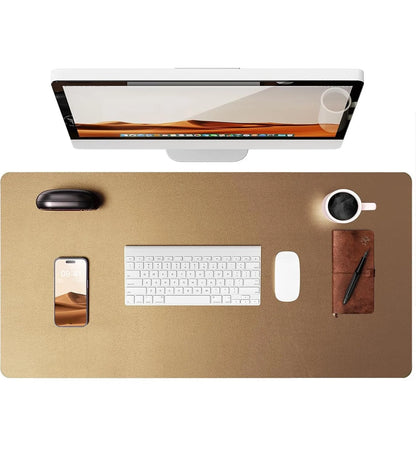Large Colourful PU Leather Office Desk Mat