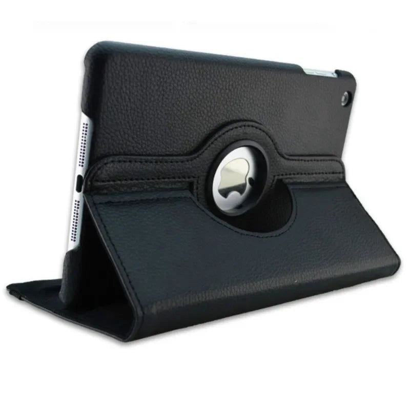 Faux Leather Case with Stand and 360 degree Rotation (for iPad)