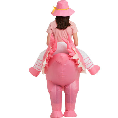 Kids & Adults Costume of Inflatable Flamingo