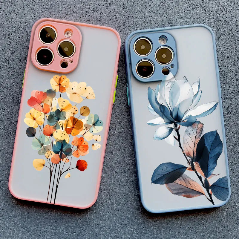 Floral Ink Wash Phone Case (for iPhone)