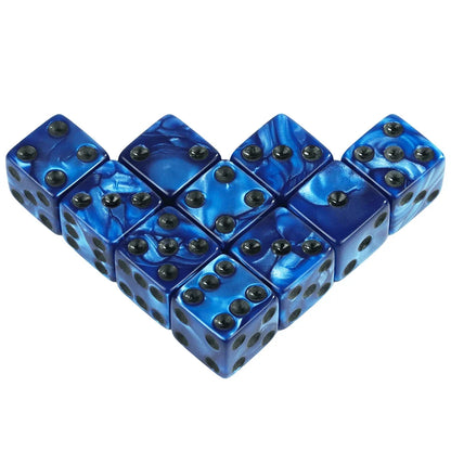 10 Piece 6-Sided Game Dice Set