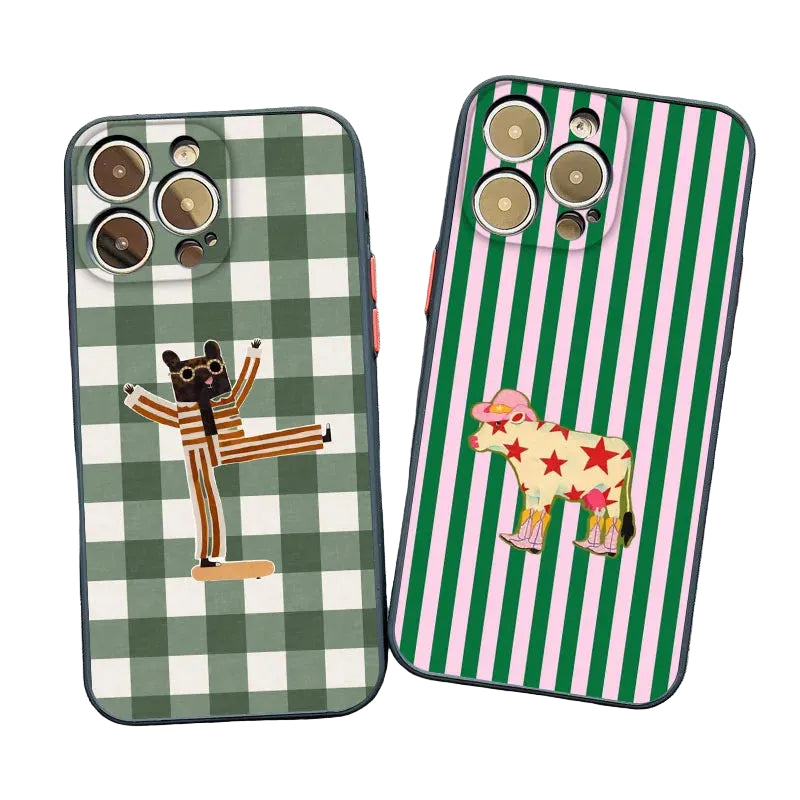 Cute Cartoon Animals Phone Case (for iPhone)
