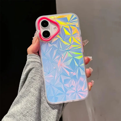 Colourful Laser Diamond iPhone Case