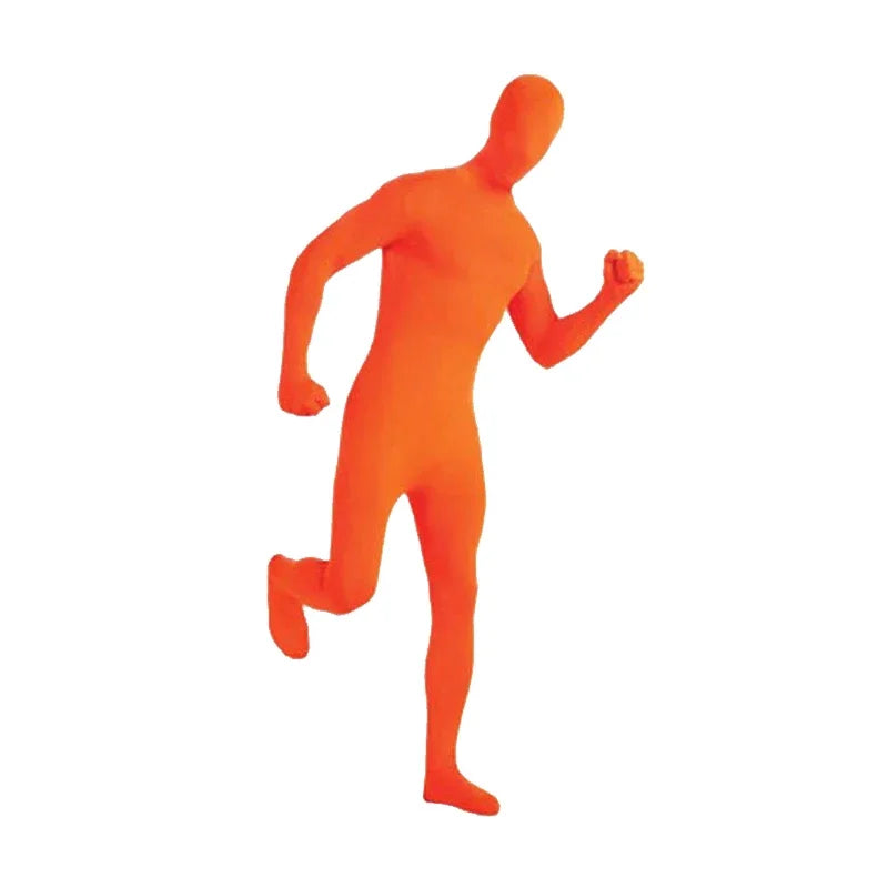 Colourful Adult Zentai Costume Bodysuit