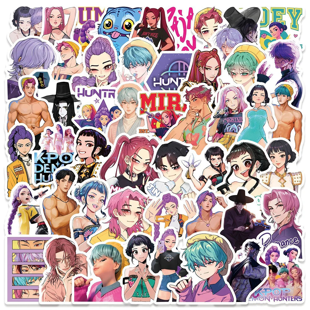Sticker Decals of K-Pop Demon Hunters