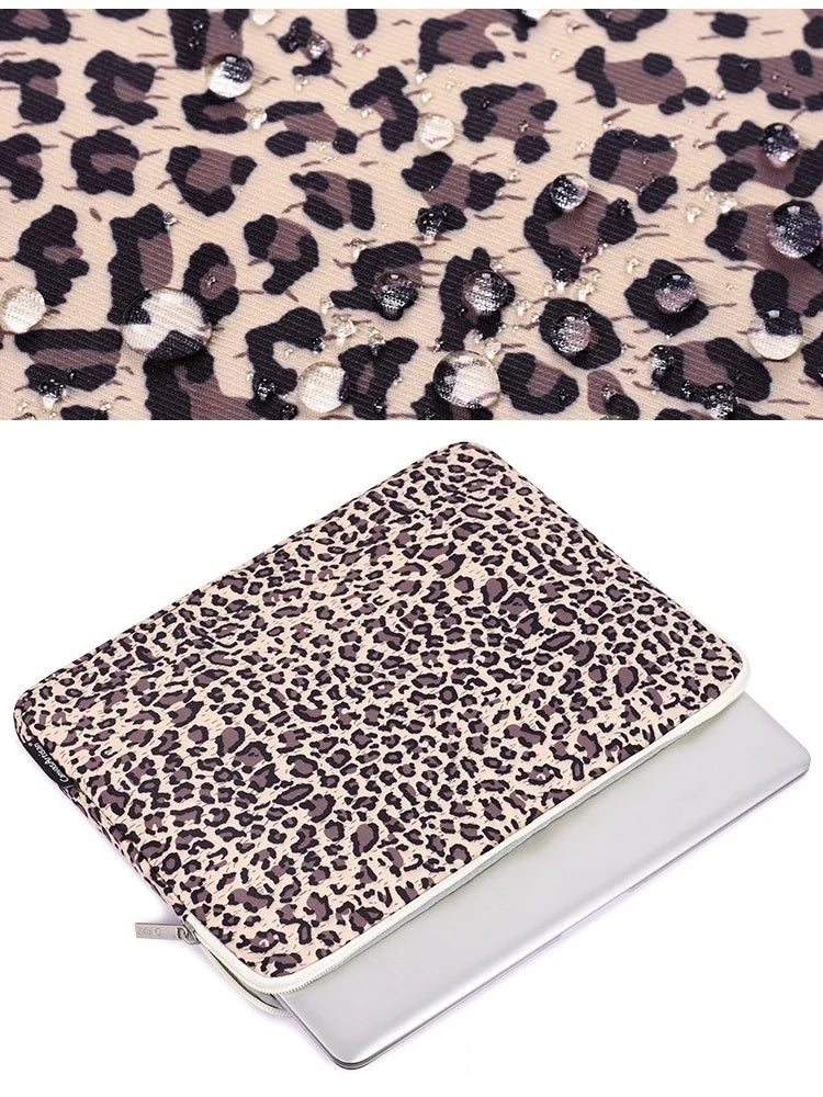 CanvasArtisan Leopard Print Laptop Case