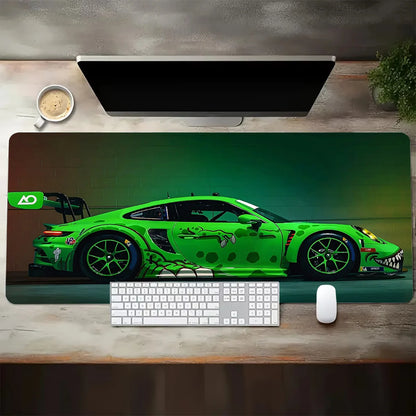Sports Car Large Computer Desk Mat