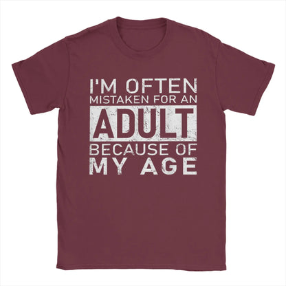 Mistaken for an Adult Mens Graphic Tee