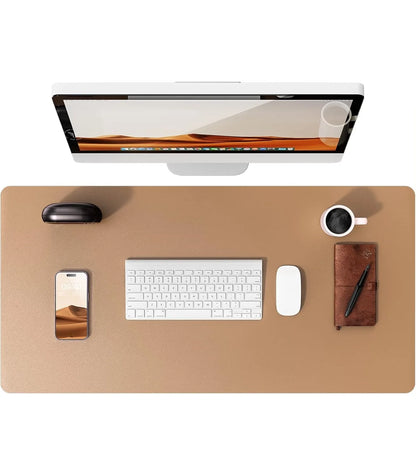 Large Colourful PU Leather Office Desk Mat