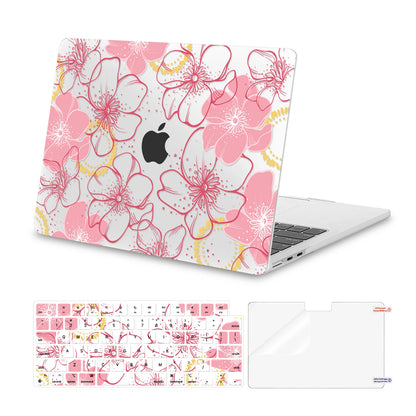 Colourful Hardshell Protective Laptop Case (for Macbook)