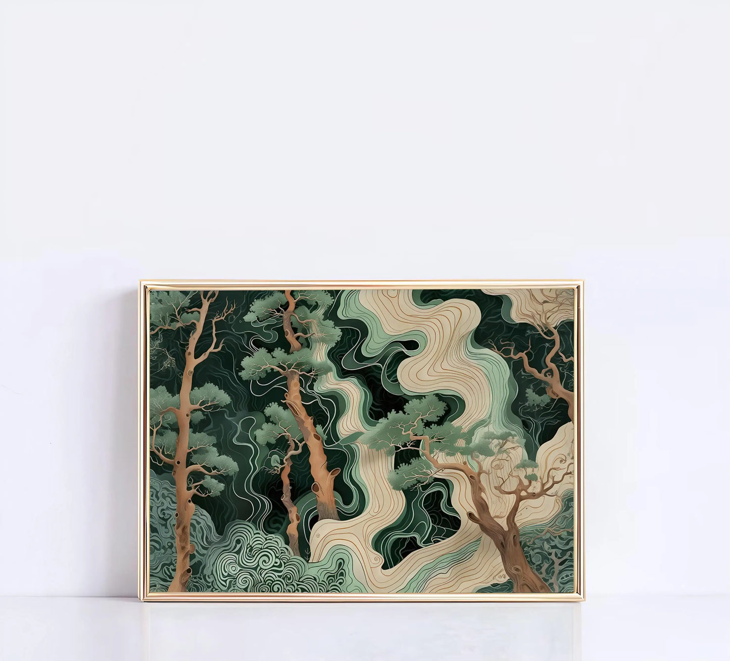 Abstract Nature Colourful Canvas Wall Art