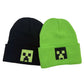 Adult Knit Beanie with Minecraft Symbol