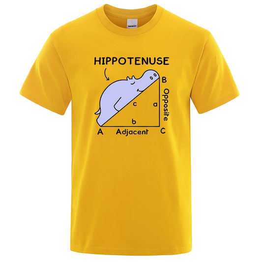 Hippotenuse Funny Men's Graphic Tee