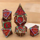 Dungeons and Dragons Metal Dice Set