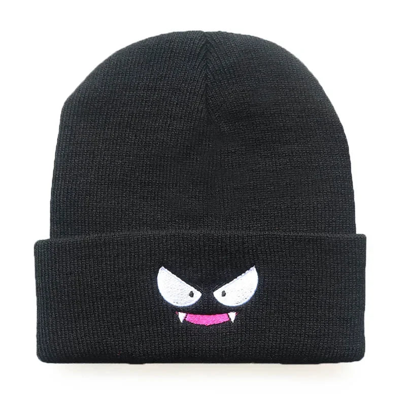 Adult Knit Beanie with Pokémon Faces