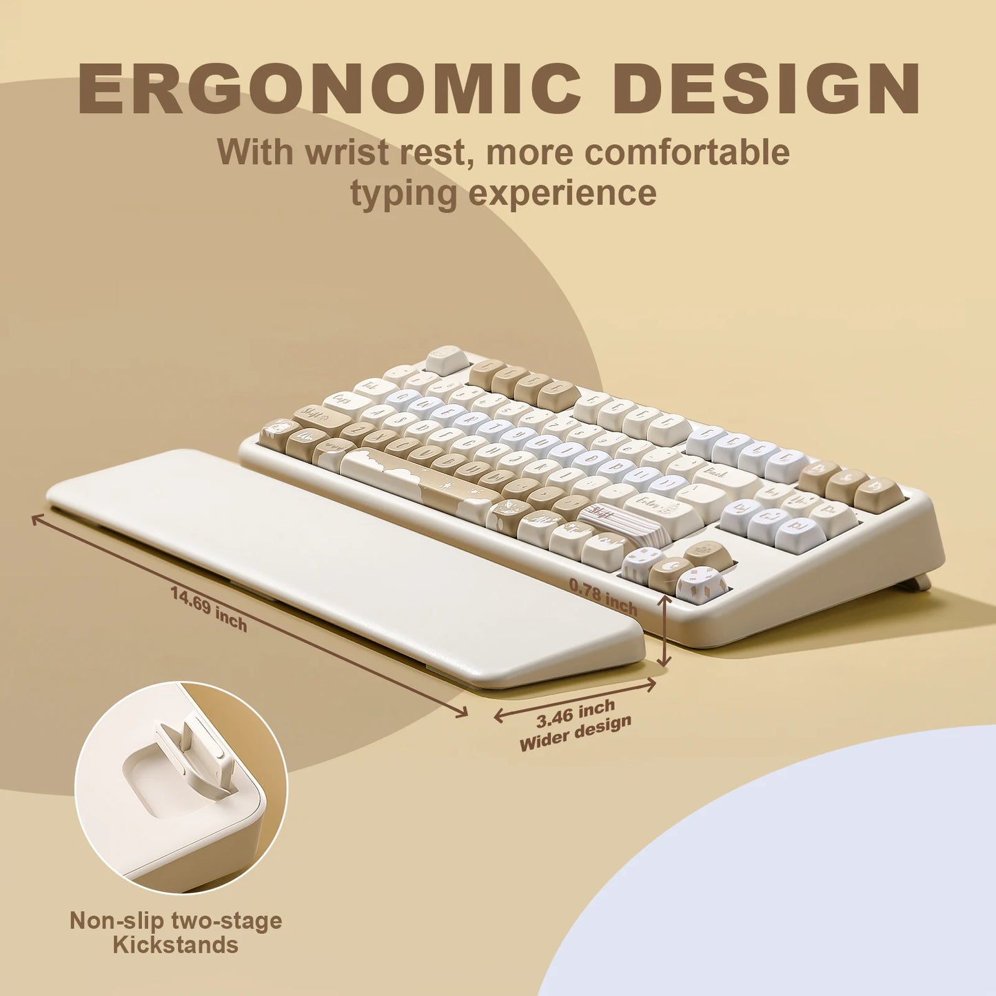 YUNZII B87 Butter Mechanical Gaming Keyboard