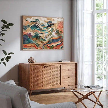 Abstract Nature Colourful Canvas Wall Art