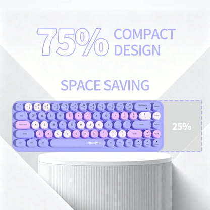 75% Compact Design of MOFII Purple keyboard