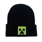 Adult Knit Beanie with Minecraft Symbol