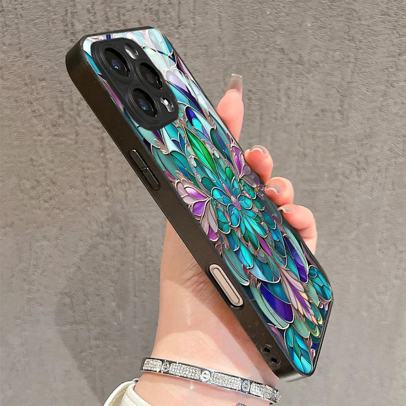 Colourful Stained Glass iPhone Case