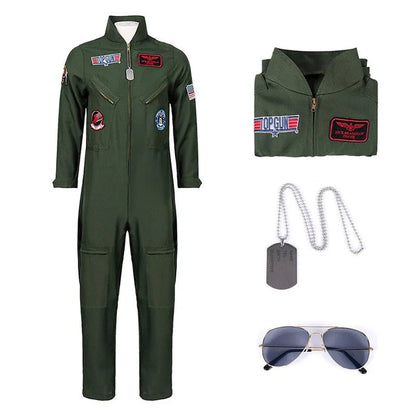 Kids & Adults Costume of Pilot Inspired by Goose from Top Gun