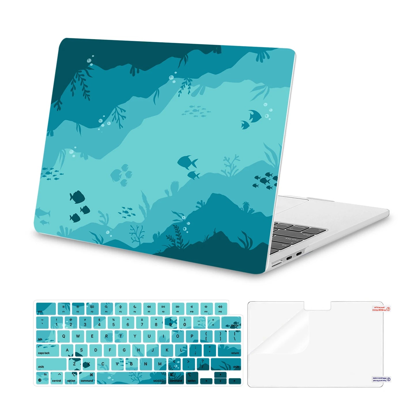 Colourful Hardshell Protective Laptop Case (for Macbook)
